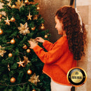 Árvore De Natal Pinheiro Canadense Luxo 2,40m 1500 Galhos Tradicional Verde Imperial Premium Grande Cheia Luvinco