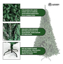 Árvore De Natal Pinheiro Canadense Luxo 2,40m 1500 Galhos Tradicional Verde Imperial Premium Grande Cheia Luvinco