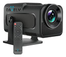 Projetor Hy320 Davely Smart TV Android WiFi6 390 ANSI Lumens Full HD 4K Mini Projetor Portátil Preto com Controle Remoto