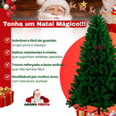 Árvore de Natal Tradicional Pinheiro Verde 1,80m 850 Galhos Cheios Marca Adoro Festa