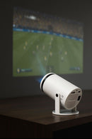 Projetor Smart Portátil Full Hd 4k Bluetooth Wifi Cor Branco Android 11.0 5g TV Cinema em Casa Imagem Nítida Compatível Com Diversos Dispositivos Hy300 Vlx