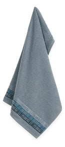 Jogo De Toalhas 4 Pçs Fio Cardado 100% Algodão Bosco Karsten Azul Serena/ Azul Naval Bosco