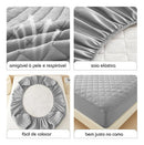 Capa Protetora Colchão Box Casal Padrão Matelado Impermeável