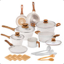 Jogo De Panelas Antiaderente Indução Cerâmica Atoz 16 Peças