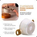 Jogo De Panelas Antiaderente Indução Cerâmica Atoz 16 Peças