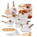 Jogo De Panelas Antiaderente Indução Cerâmica Atoz 16 Peças