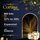 Cortina 900 Led 4x3 Metros Festa Casamento Eventos Decoração