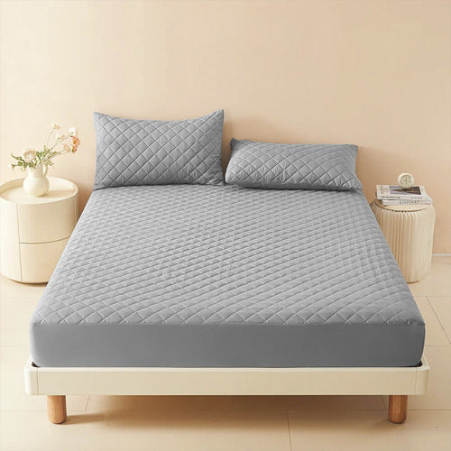 Capa Protetora Colchão Box Casal Padrão Matelado Impermeável