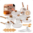 Jogo De Panelas Antiaderente Indução Cerâmica Atoz 16 Peças